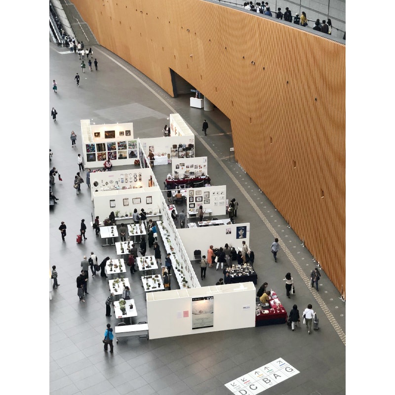 作品展風景　上から